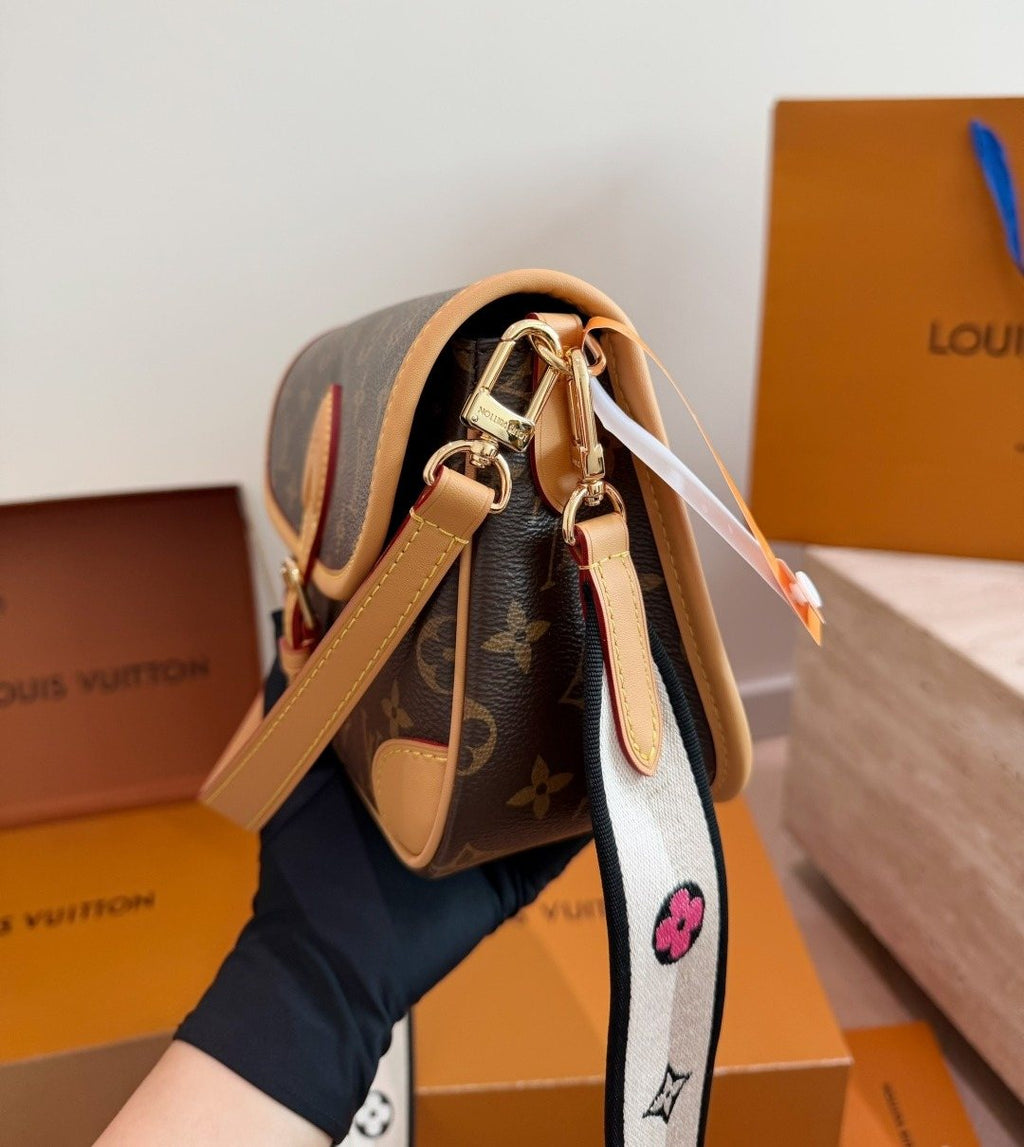Louis Vuitton Diane Monogram Shoulder Bag — side