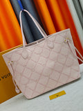 Louis Vuitton Neverfull Pink Lattice Tote — hero