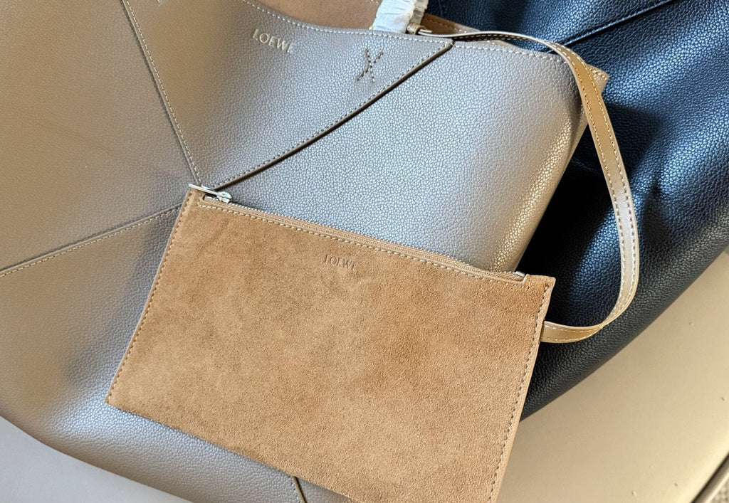 LOEWE Puzzle Folding Tote Bag — detail