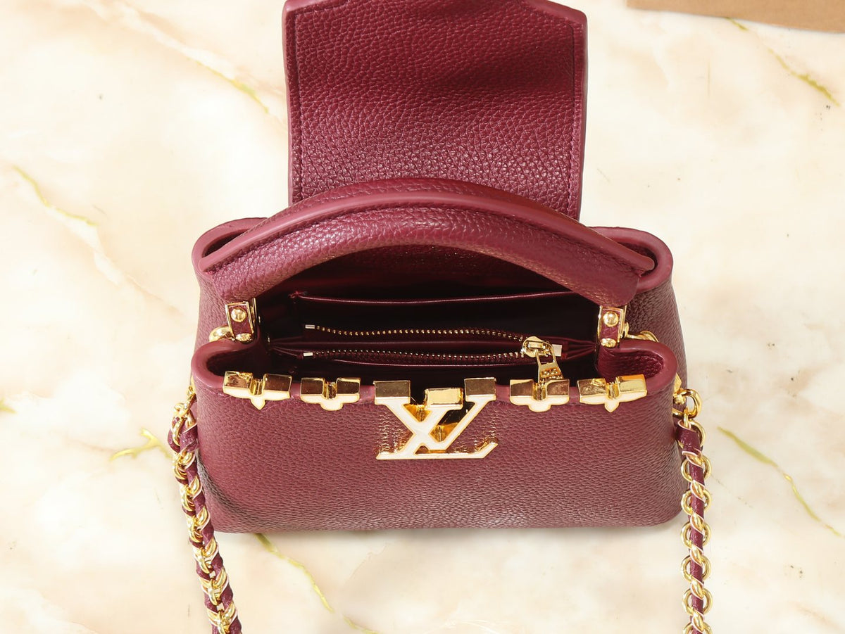 Louis Vuitton Capucines Top-Handle Handbag — detail