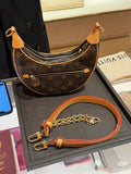 Louis Vuitton Loop Monogram Crescent Shoulder Bag — hero