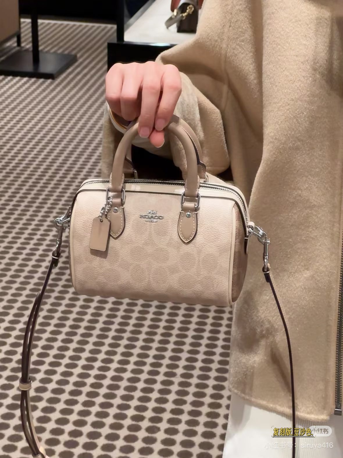 Coach Rowan Zip-Top Satchel Bag — model
