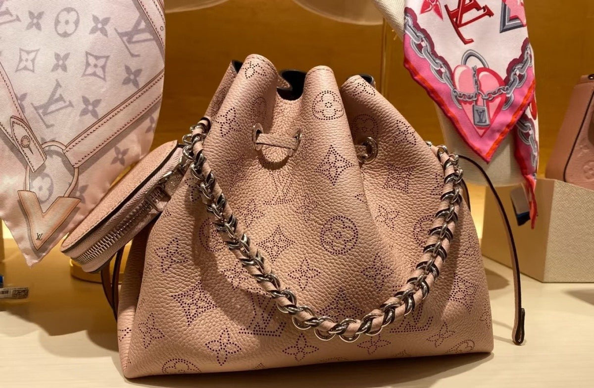Louis Vuitton Bella Perforated Monogram Bucket Bag — front