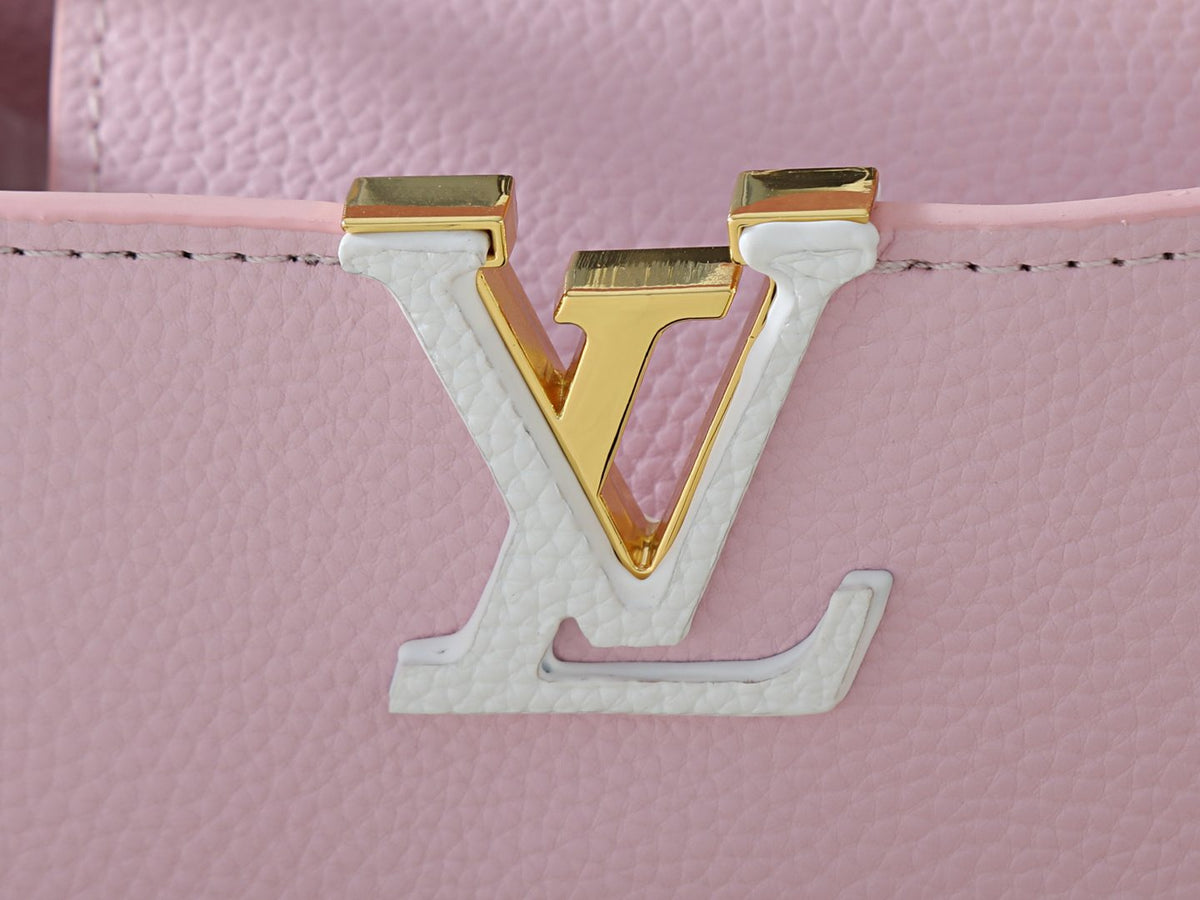 Louis Vuitton Capucines East-West Chain Top-Handle Bag — detail