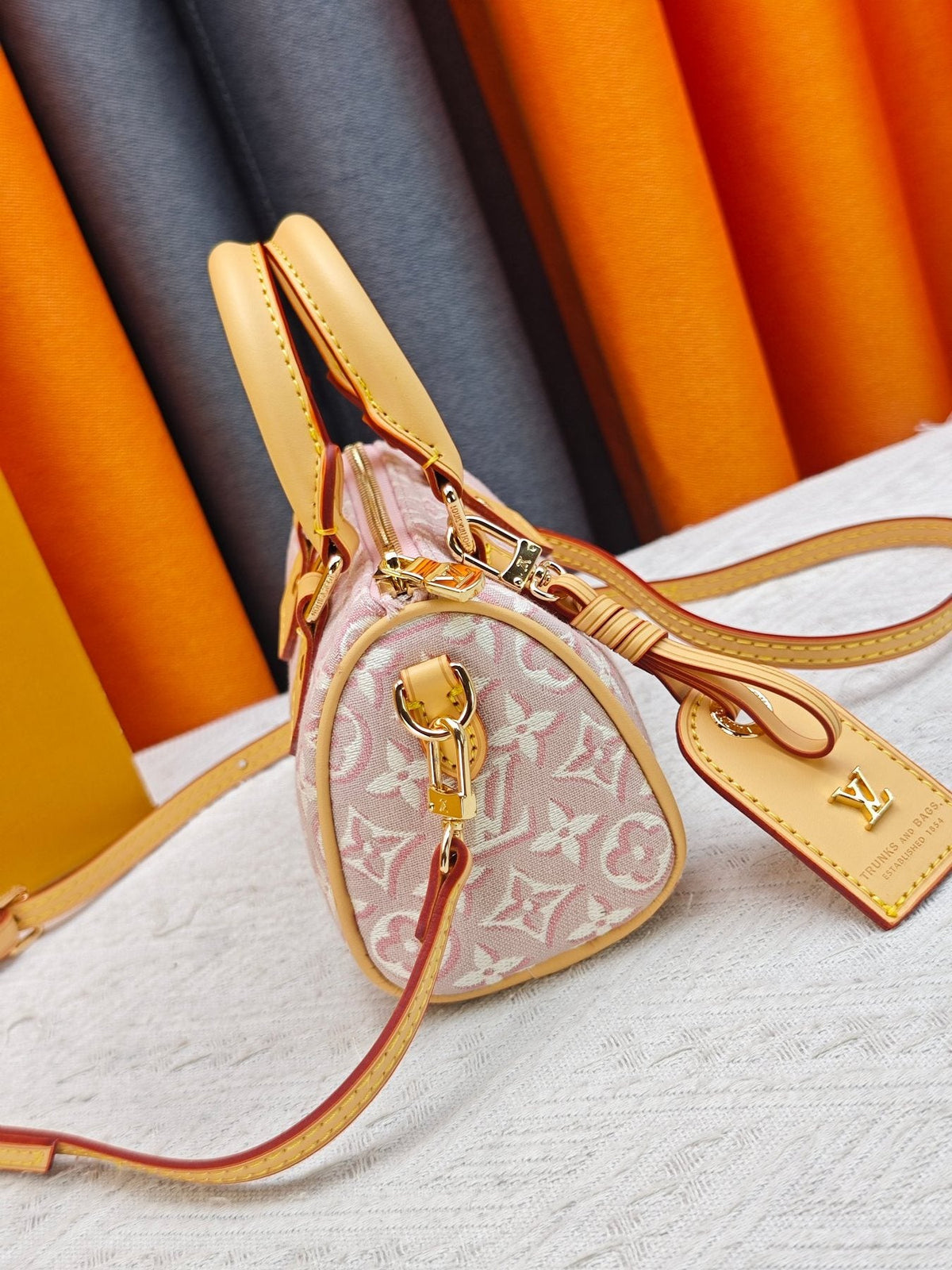 Louis Vuitton Nano Speedy Monogram Top-Handle Bag — side