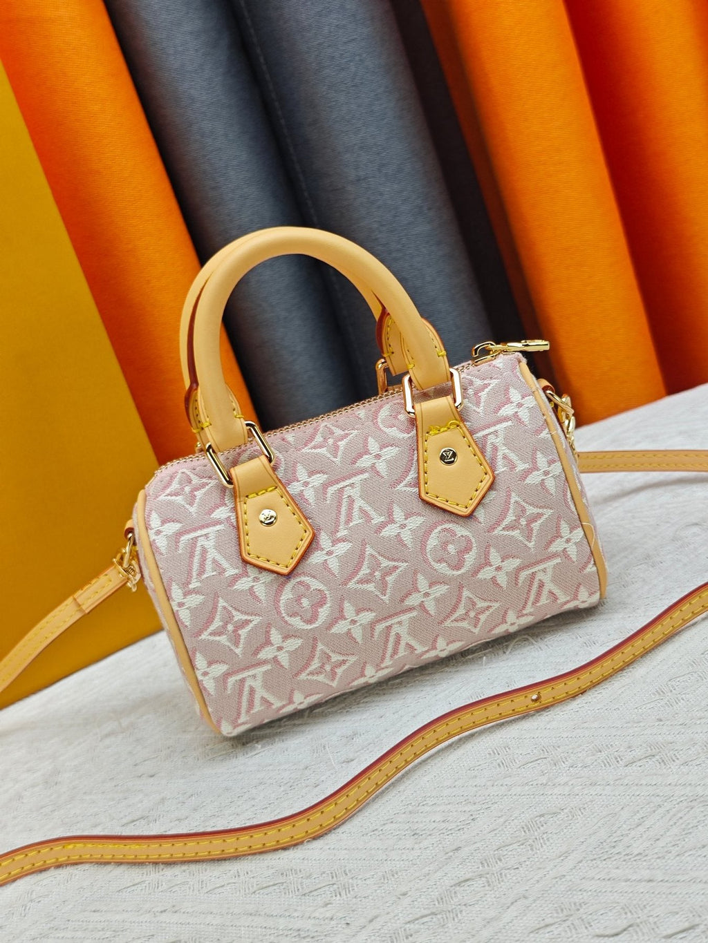 Louis Vuitton Nano Speedy Monogram Top-Handle Bag — back