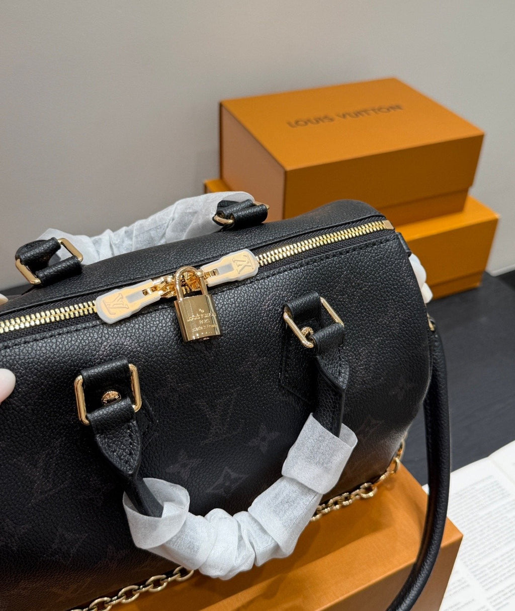 Louis Vuitton Speedy Soft Monogram Handbag — detail
