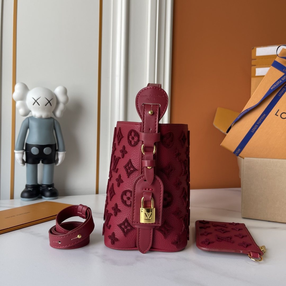 Louis Vuitton All In BB Monogram Bucket Bag — side