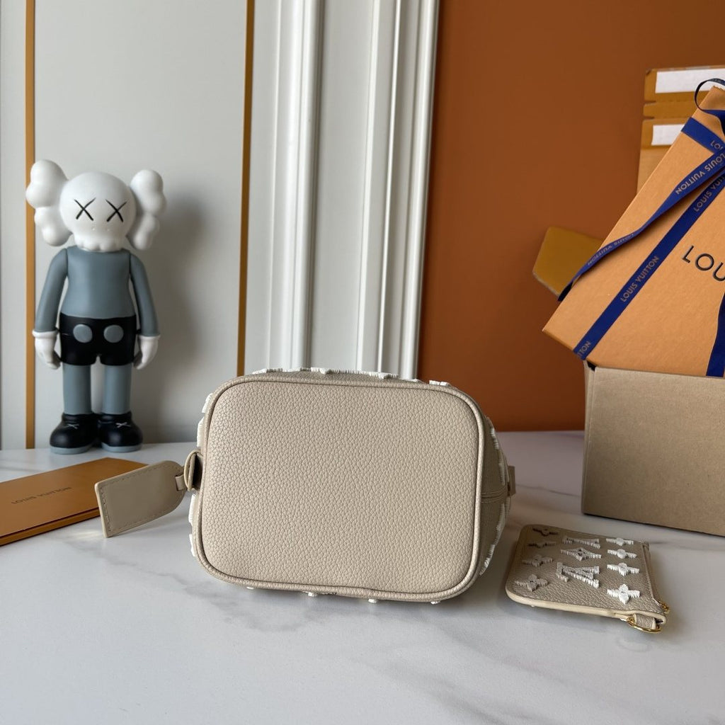 Louis Vuitton All In BB Monogram Bucket Bag — detail