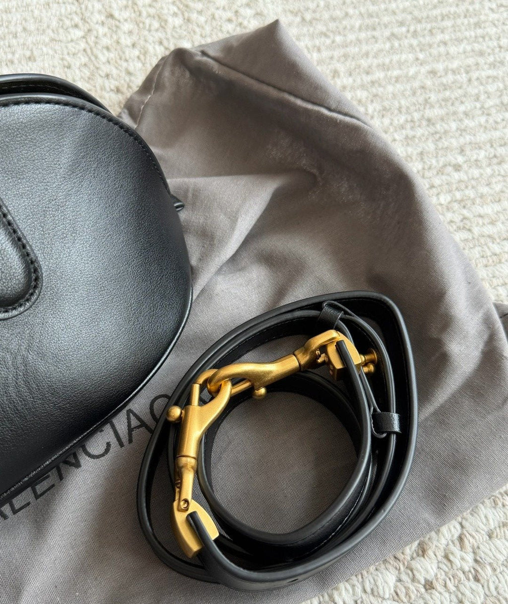 Balenciaga Bolero Rounded Bowling Bag — detail