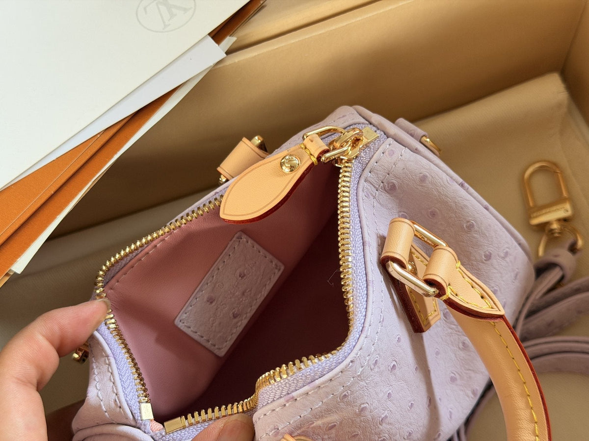 Speedy Nano Patterned Satchel — front