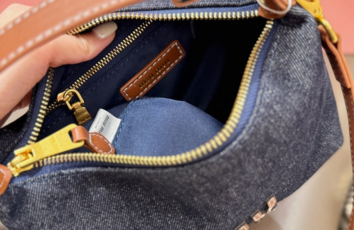 Miu Miu Mini Lunchbox Top-Handle Shoulder Bag — detail