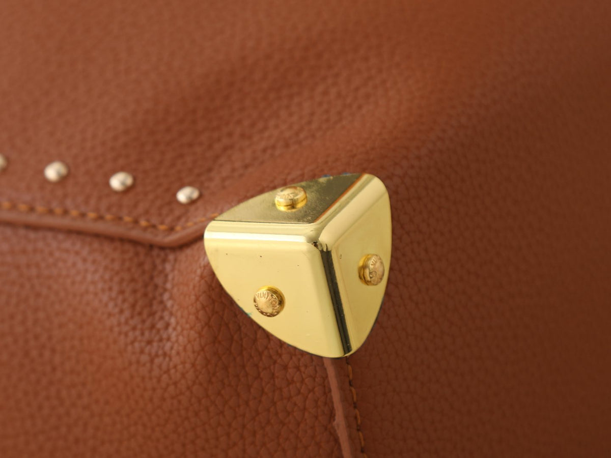 Louis Vuitton Noé Trunk Drawstring Bucket Bag — detail