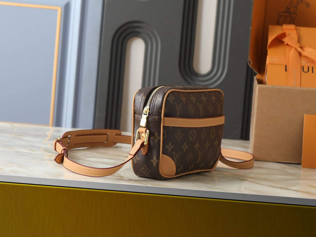 Louis Vuitton Monogram Camera Crossbody Bag — side
