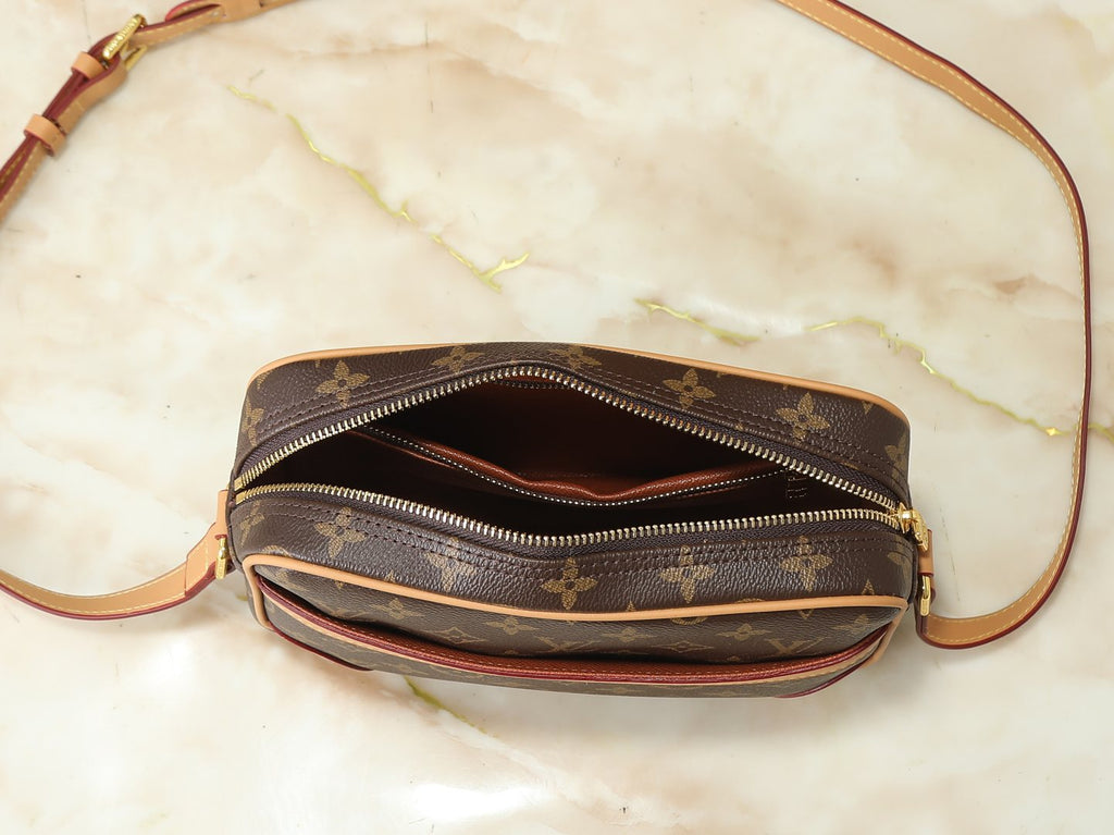 Louis Vuitton Monogram Camera Crossbody Bag — detail