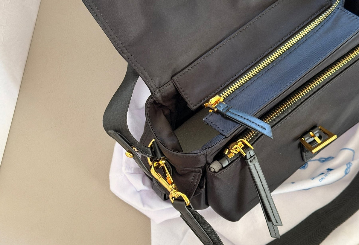 Prada Explore Nylon Messenger Bag — detail