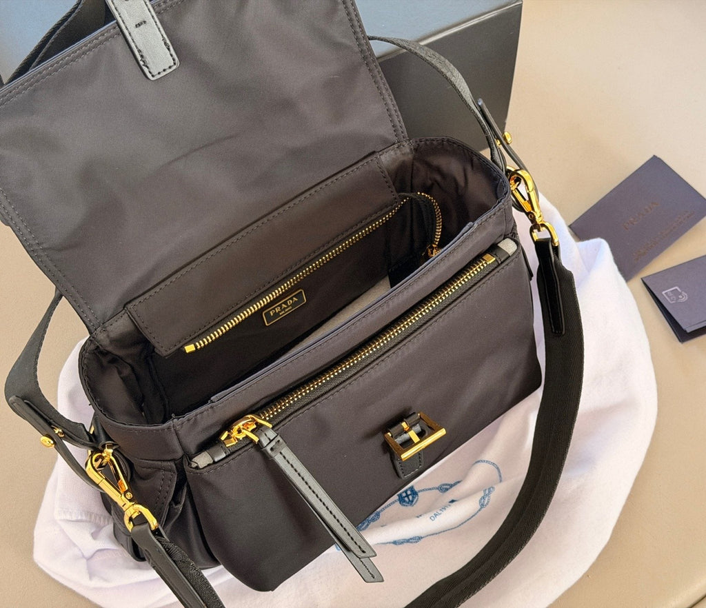 Prada Explore Nylon Messenger Bag — detail