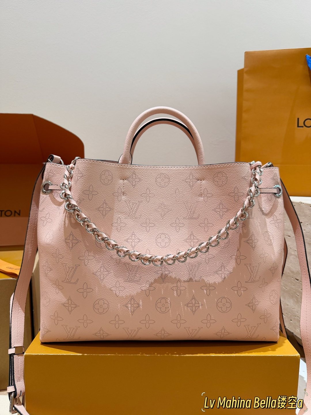 Louis Vuitton Hina Mahina Monogram Tote — front