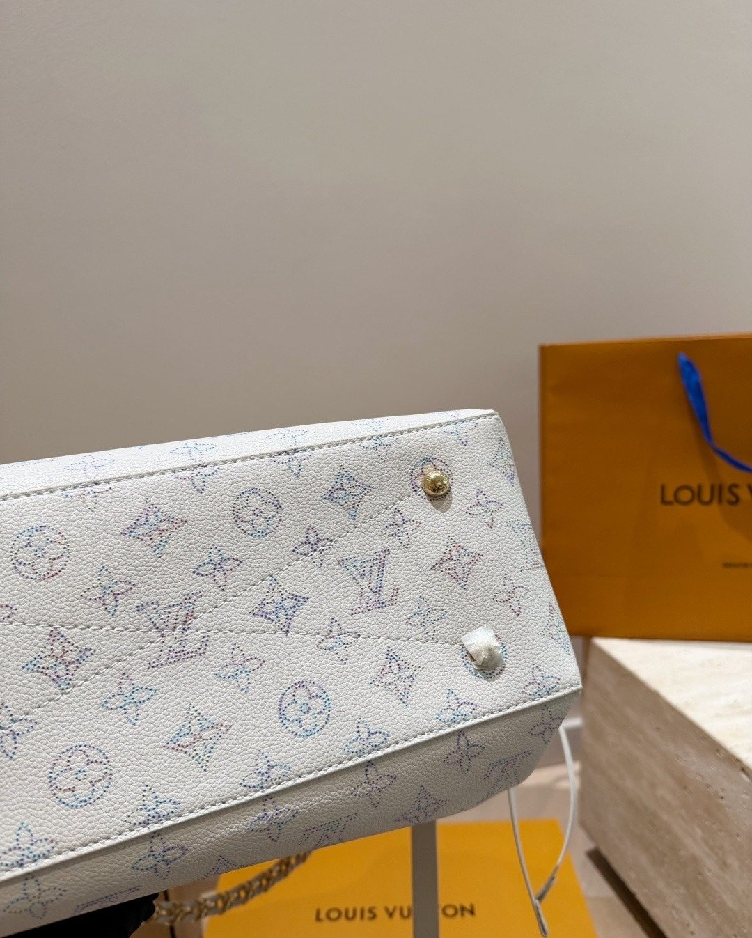 Louis Vuitton Hina Mahina Monogram Tote — detail