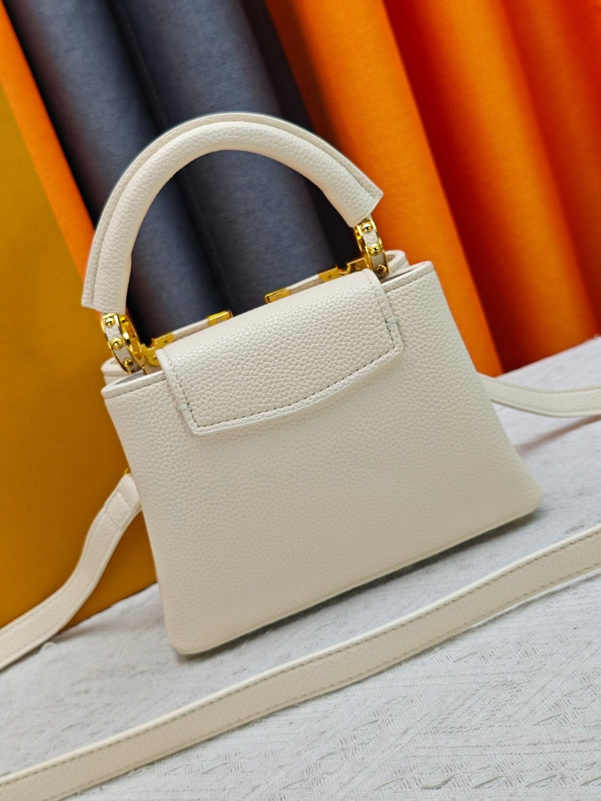 Louis Vuitton Capucines Flower Crown Top-Handle Bag — back