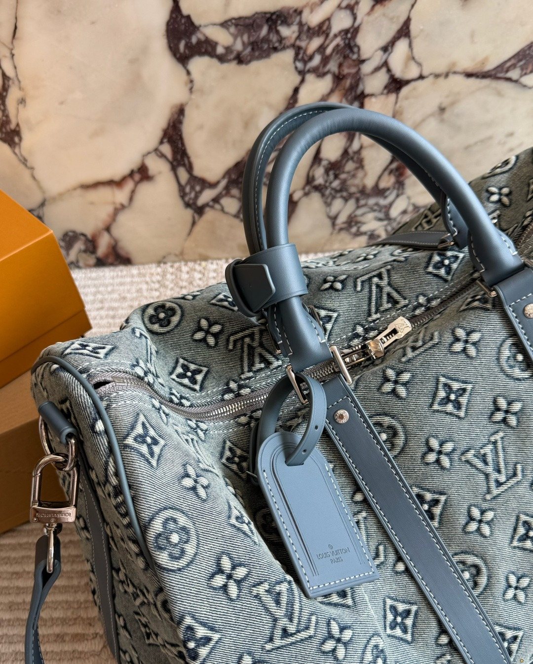 Louis Vuitton Keepall Monogram Travel Duffel — detail
