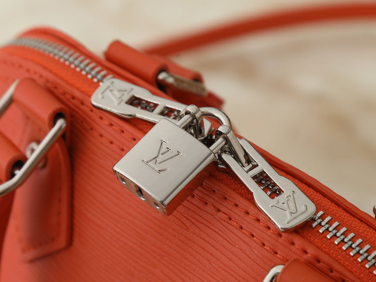 Louis Vuitton Alma BB Domed Top-Handle Bag — detail