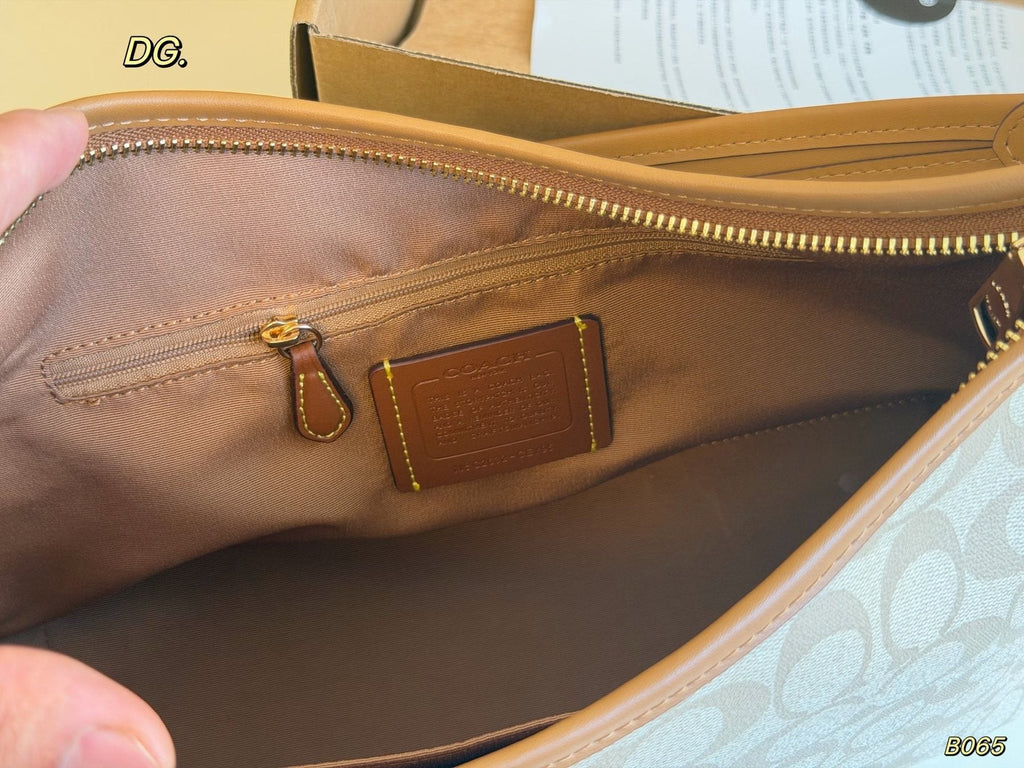 Coach Laurel Monogram Shoulder Bag — detail