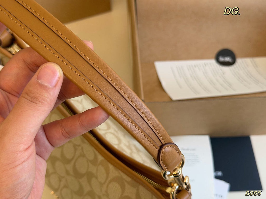 Coach Laurel Monogram Shoulder Bag — detail