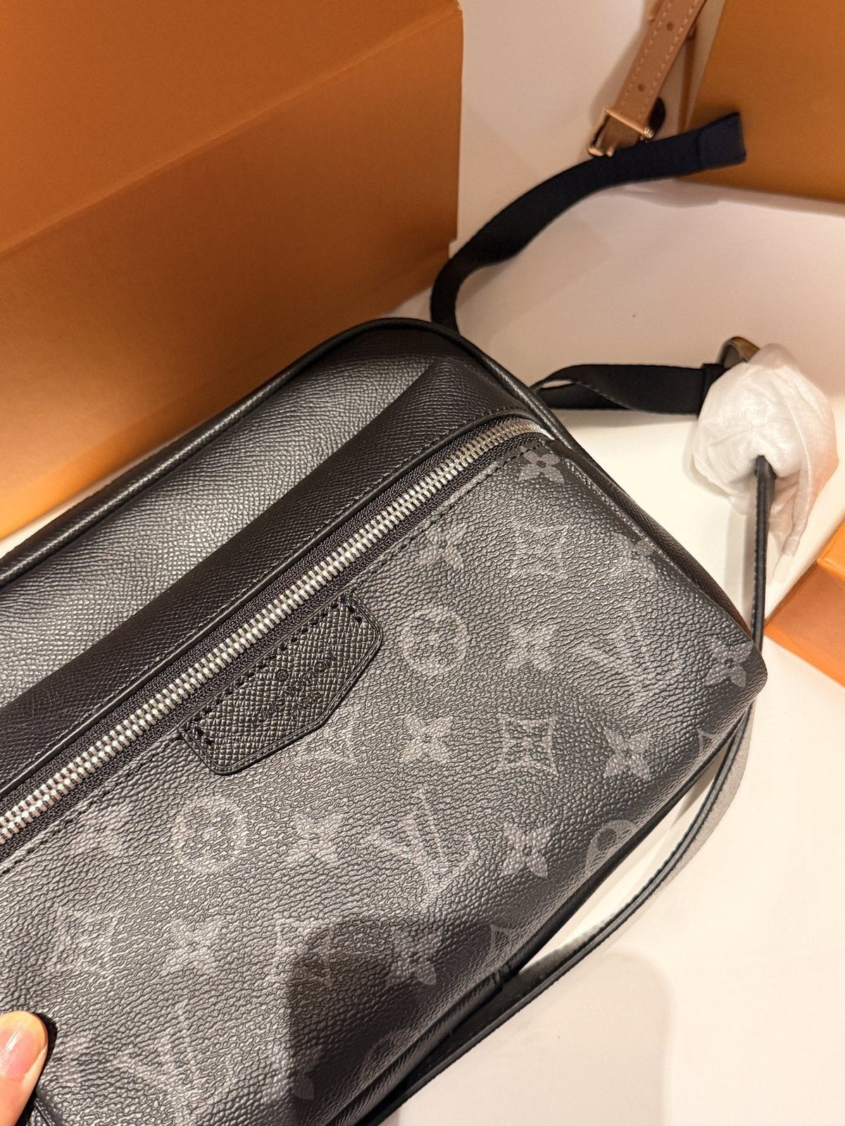Louis Vuitton Outdoor Monogram Messenger Bag — detail