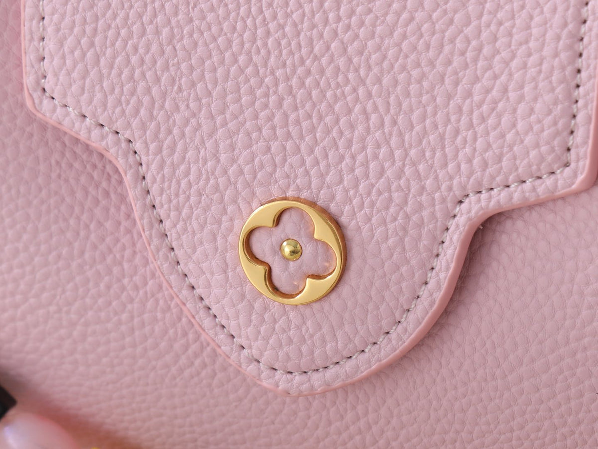 Louis Vuitton Capucines Pink Chain Top-Handle Bag — detail