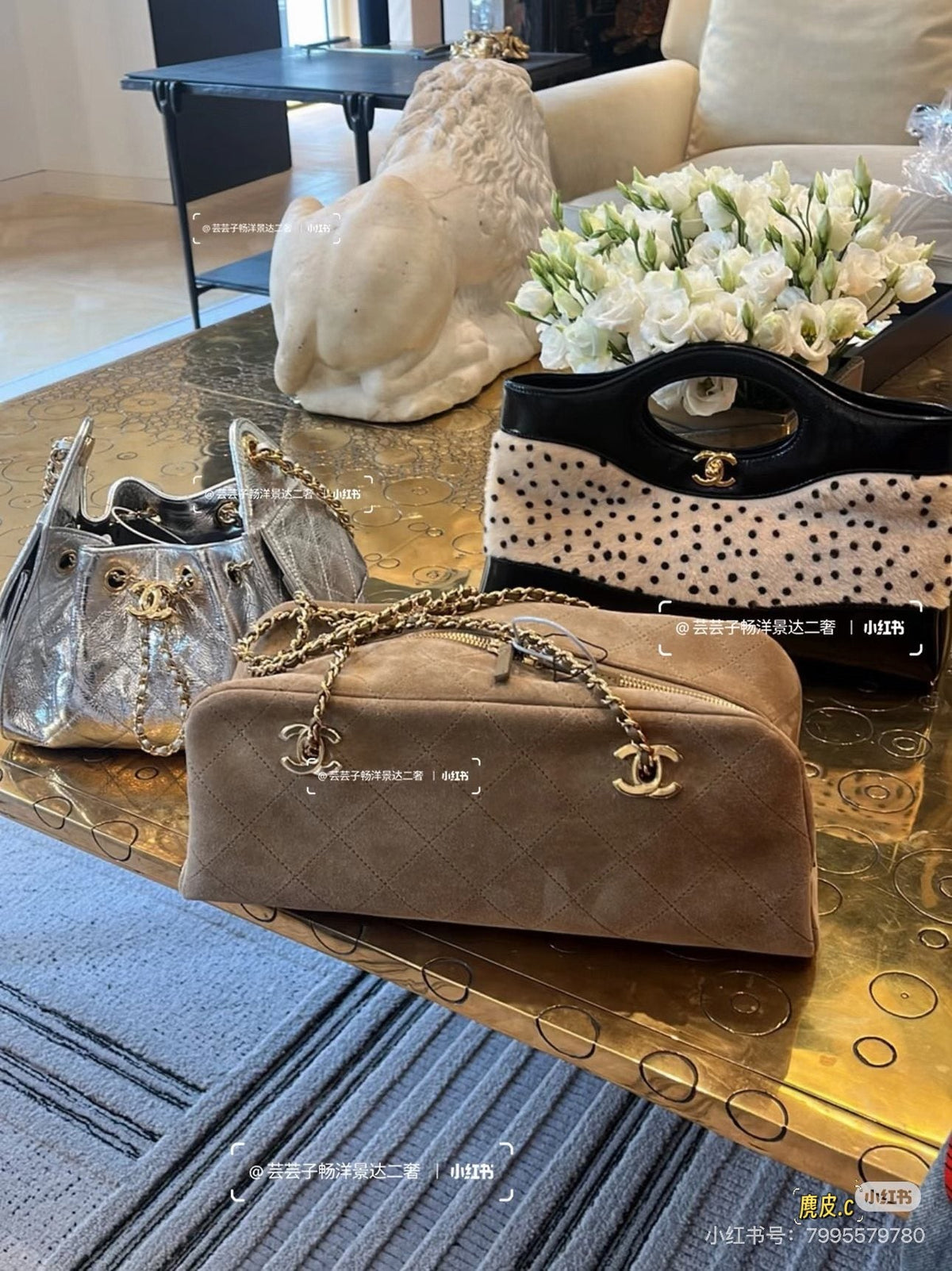 Chanel Chain-Handle Bowling Shoulder Bag — hero