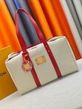 Louis Vuitton Escale Cream and Red Tote Bag — hero