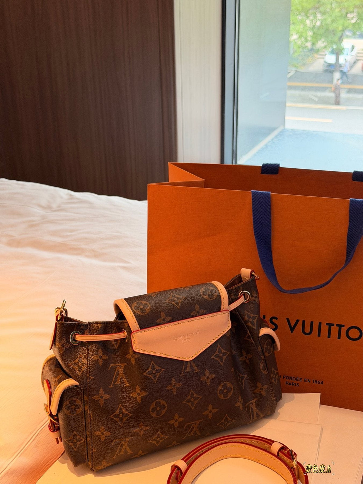 Louis Vuitton Odyssée Monogram Shoulder Bag — back