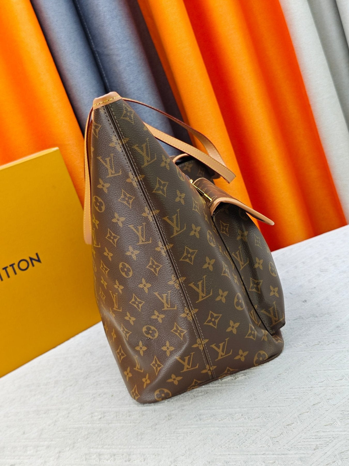 Louis Vuitton Nevereverfull Cargo Monogram Tote — side
