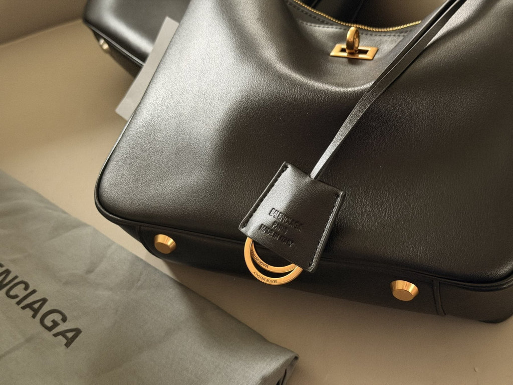 Balenciaga Rodeo Folded-Front Top-Handle Bag — detail