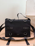 Prada Four-Buckle Flap Messenger Bag — hero