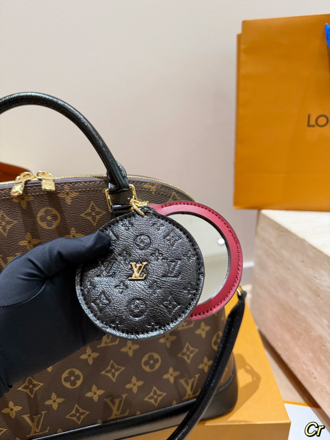 Louis Vuitton Monogram Bolide Dome Handbag — detail