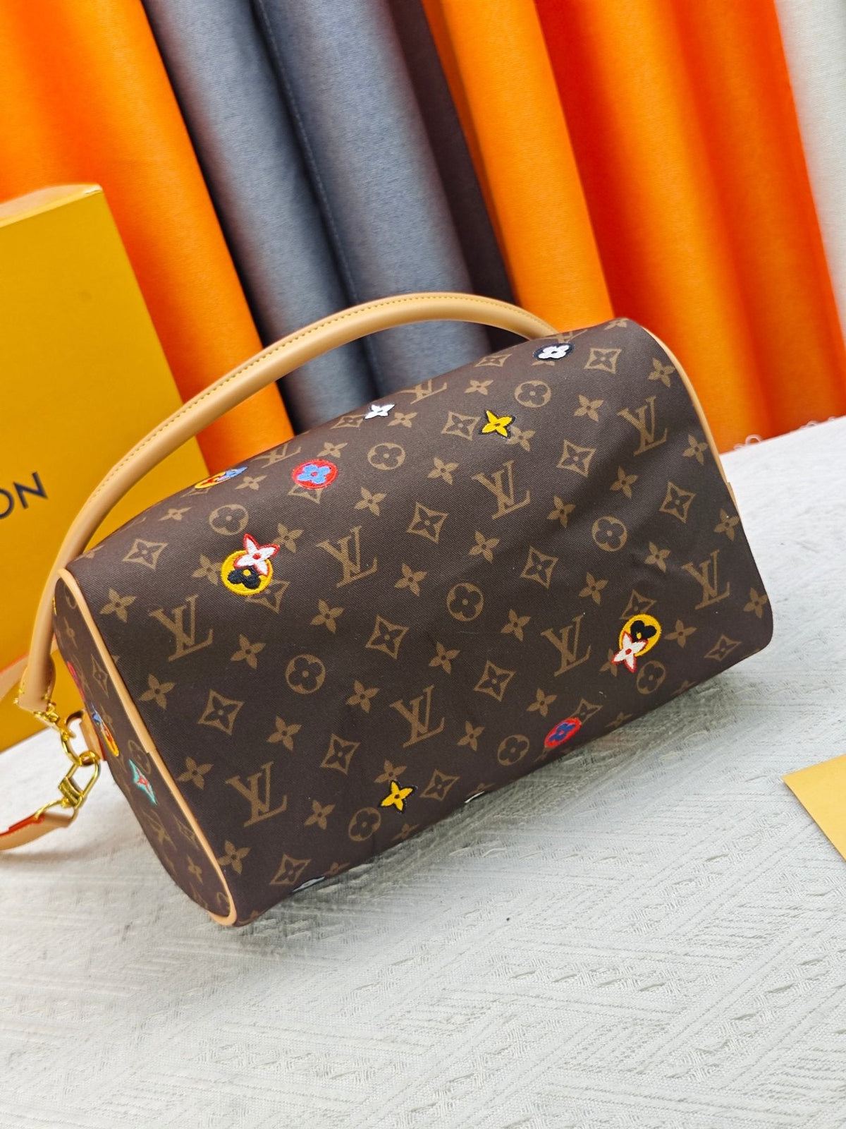 Louis Vuitton Speedy Bandoulière Monogram Bowling Bag — back