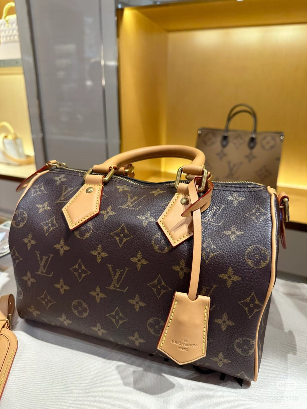 Louis Vuitton Speedy Monogram Duffel-Style Handbag — hero