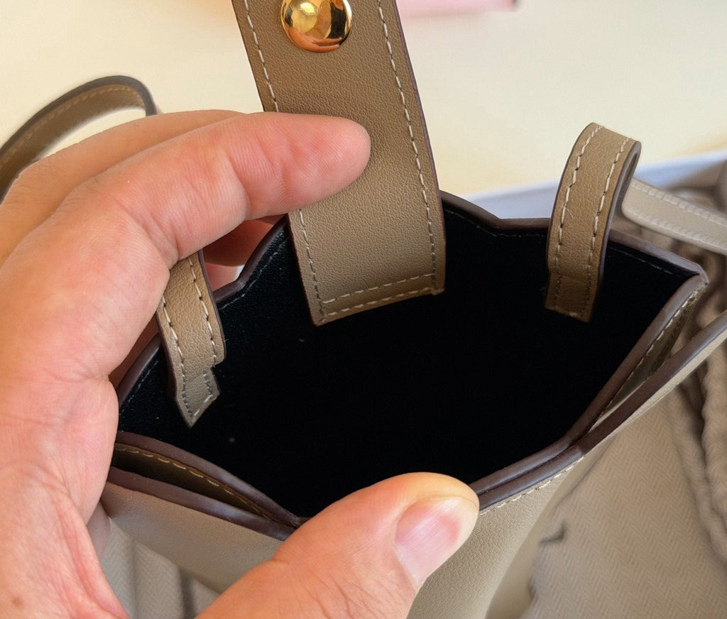 Loewe Elephant Leather Phone Pouch — detail