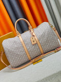 Louis Vuitton Keepall Bandoulière Monogram Duffel Bag — front