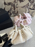 Chanel Fuzzy Drawstring Bucket Bag — hero