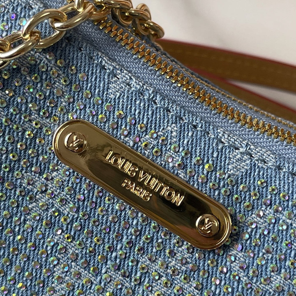 Louis Vuitton Liv Pochette Embellished Shoulder Bag — detail