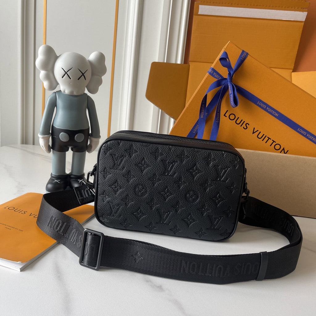 Louis Vuitton Alpha Monogram Messenger Bag — back