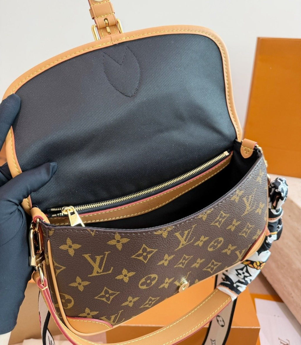 Louis Vuitton Diane Monogram Shoulder Bag — detail