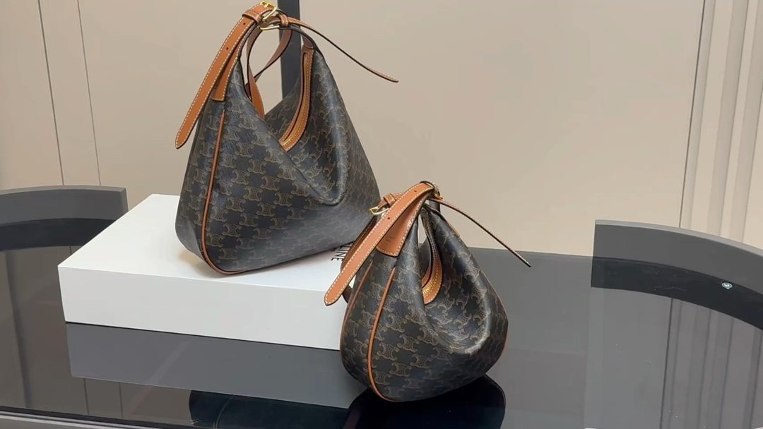 Celine Curved Crescent Shoulder Bag — comparison