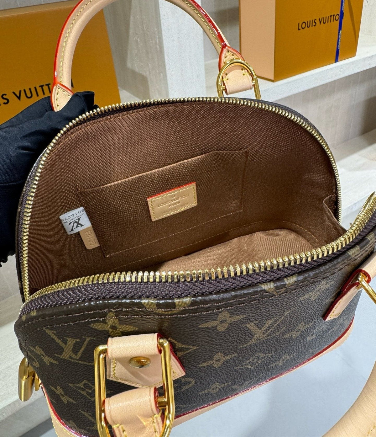 Louis Vuitton Domed Top-Handle Bag — detail