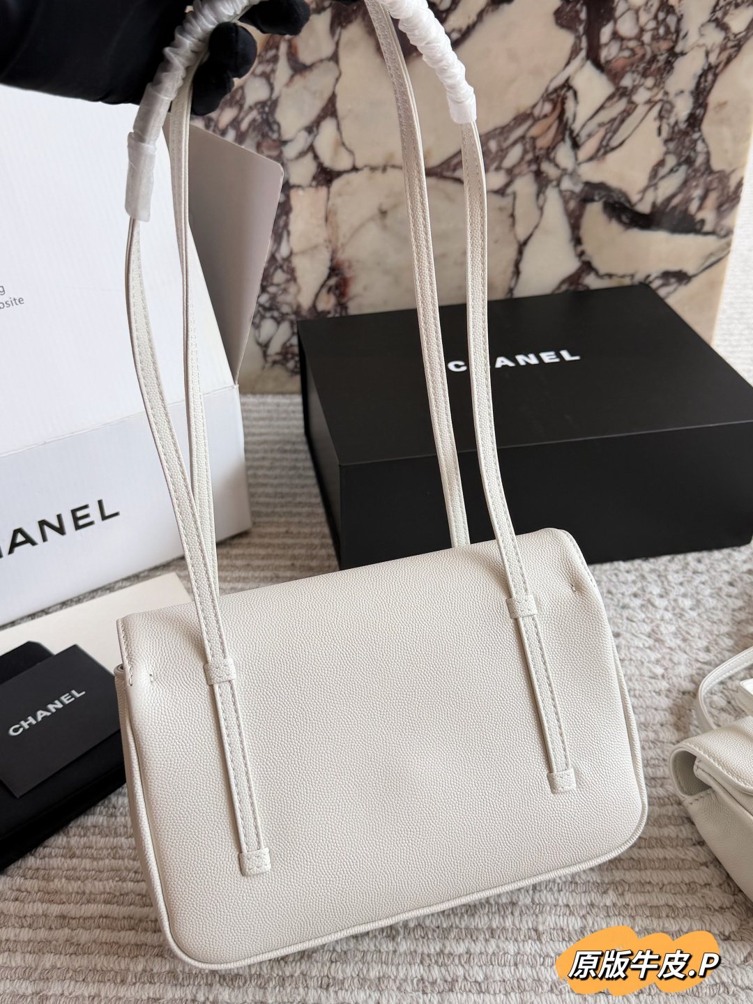 Chanel Preppy Coco Flap Shoulder Bag — back