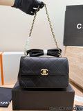 Chanel CF Diamond-Quilted Flap Shoulder Bag — hero