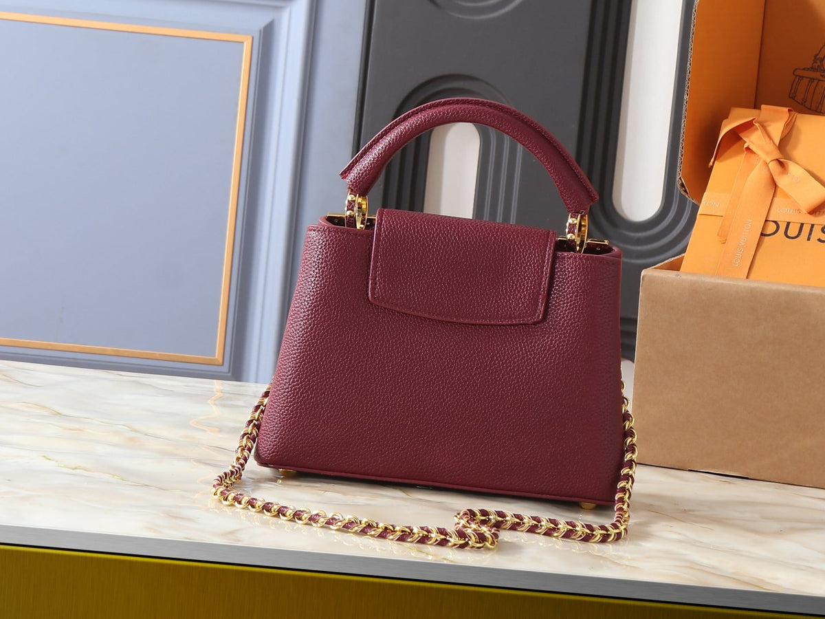 Louis Vuitton Capucines Flower Crown Top-Handle Bag — back